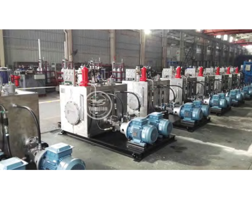 工廠裝配調(diào)試中的 液壓泵站